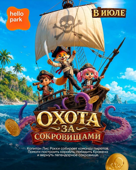 Сокровище пиратов в Hello Park